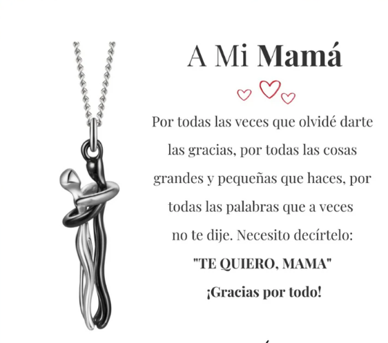 Collar abrazo infinito | 💖Eres el amor que da sentido a mi vida💖