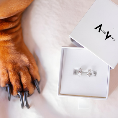 Anillo “SIEMPRE” con Abrazo de Patita (2x1) - Ajustable